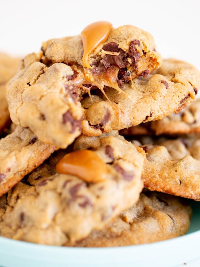 Dreamycaramel Stuffed Chocolate Chip Cookies Story Cutefetti