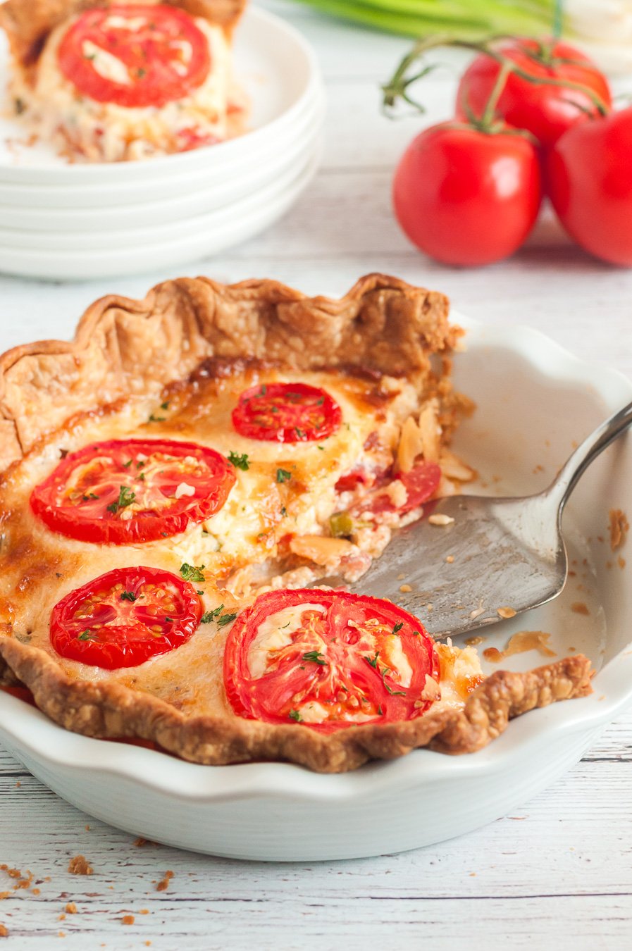 Savory Tomato Pie Recipe | Cutefetti