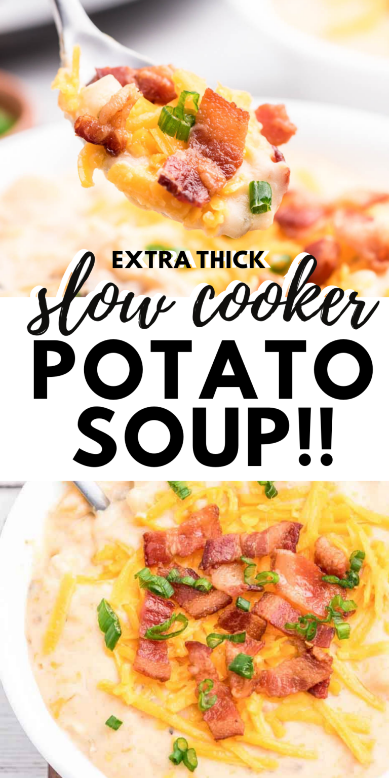 Slow Cooker Double Thick Baked Potato Soup