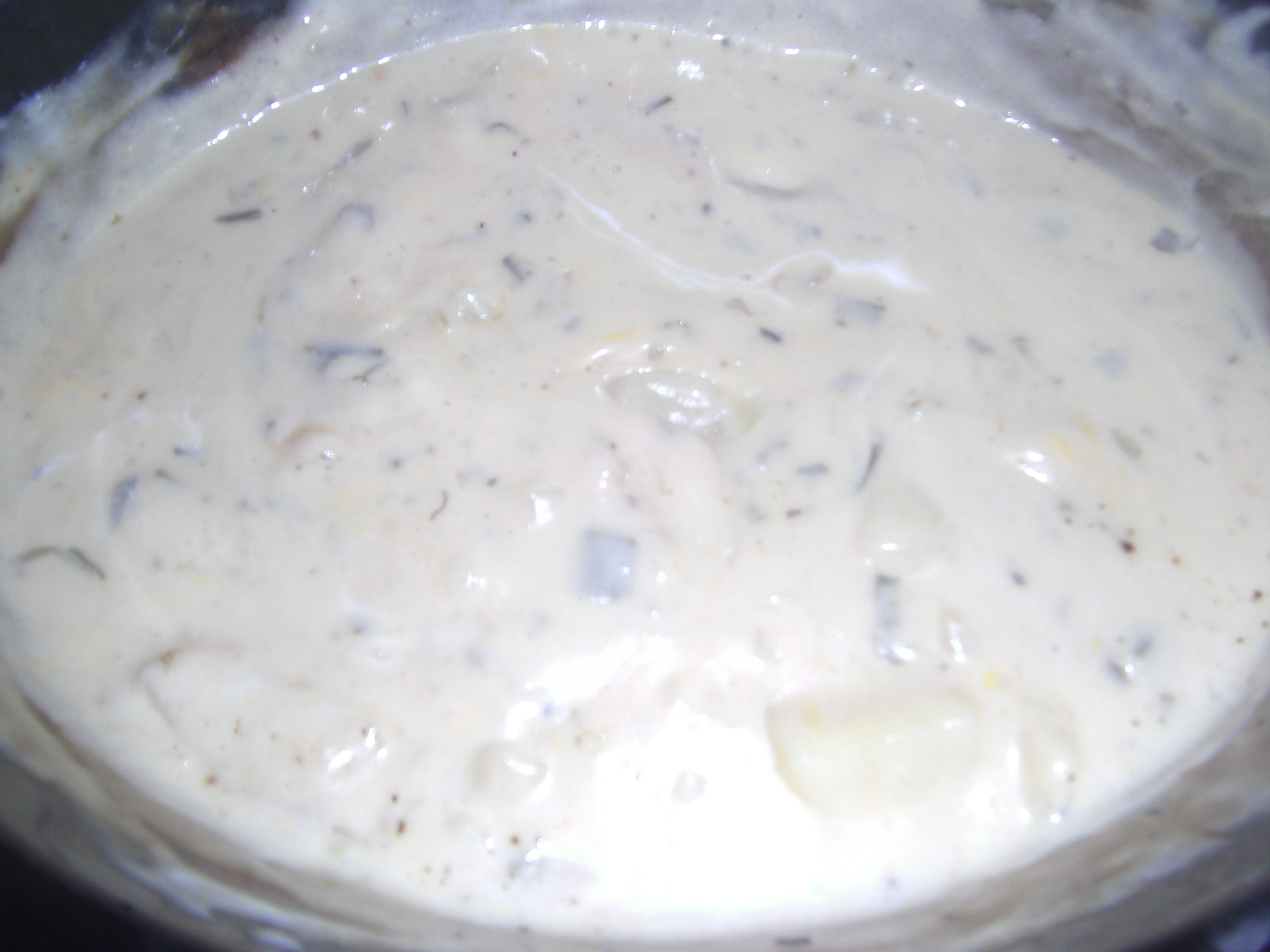 Double Thick Baked Potato Soup Slow Cooker Recipe | Cutefetti