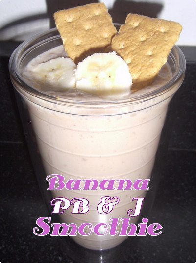 banana, pb & j smoothie recipe