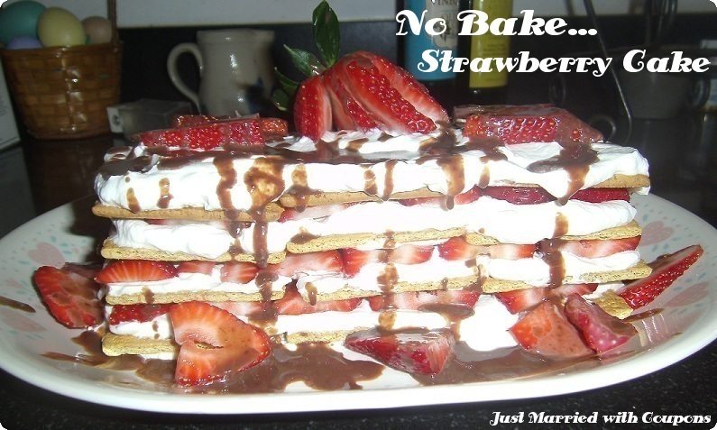 No Bake Strawberry IceBox Cake Recipe  Cutefetti