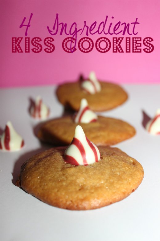 4 Ingredient Kiss Cookies