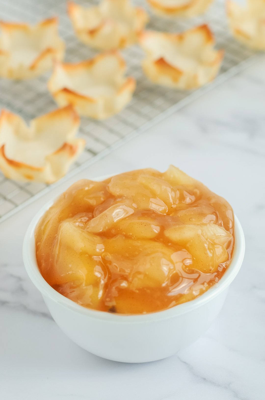 Bowl of Apple Pie Fillings