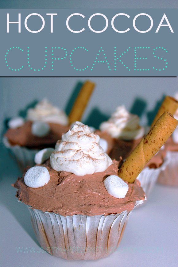 Hot Cocoa Cupcakes Recipe Made with #CoolWhipFrosting | Cutefetti