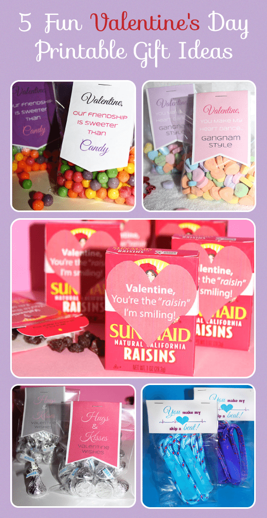 5 Fun Valentine's Day Printable Gift Ideas Cutefetti