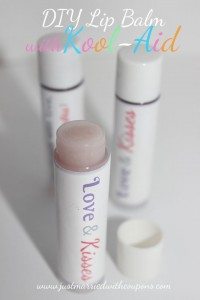 DIY Kool-Aid Lip Balm with Two Ingredients | Cutefetti