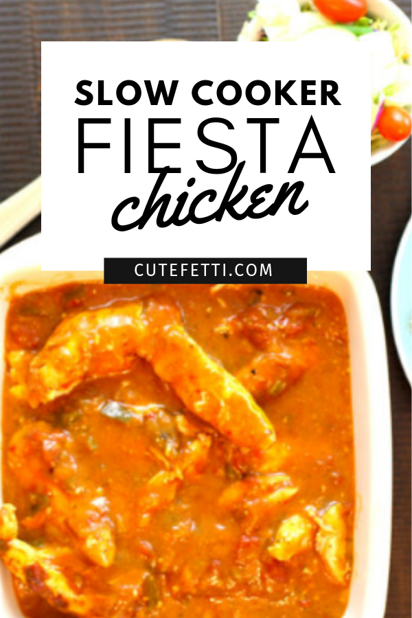 3 Ingredient Fiesta Chicken. So good. 