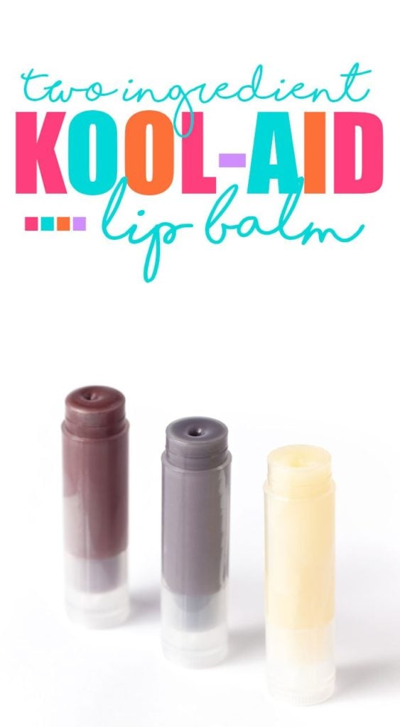 DIY Kool-Aid Lip Balm with Two Ingredients | Cutefetti