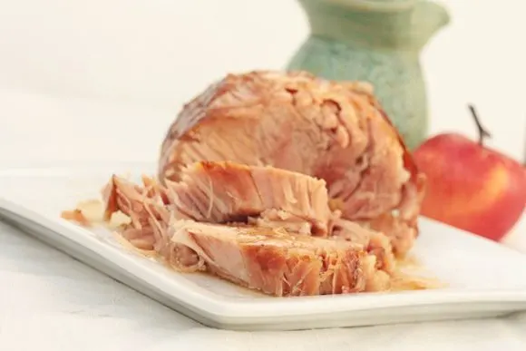 Slow Cooked Cider Ham #Recipe