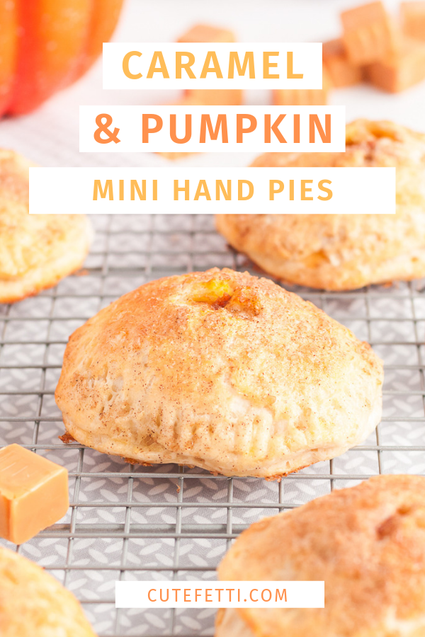 Pumpkin hand pies with caramel. So yum.