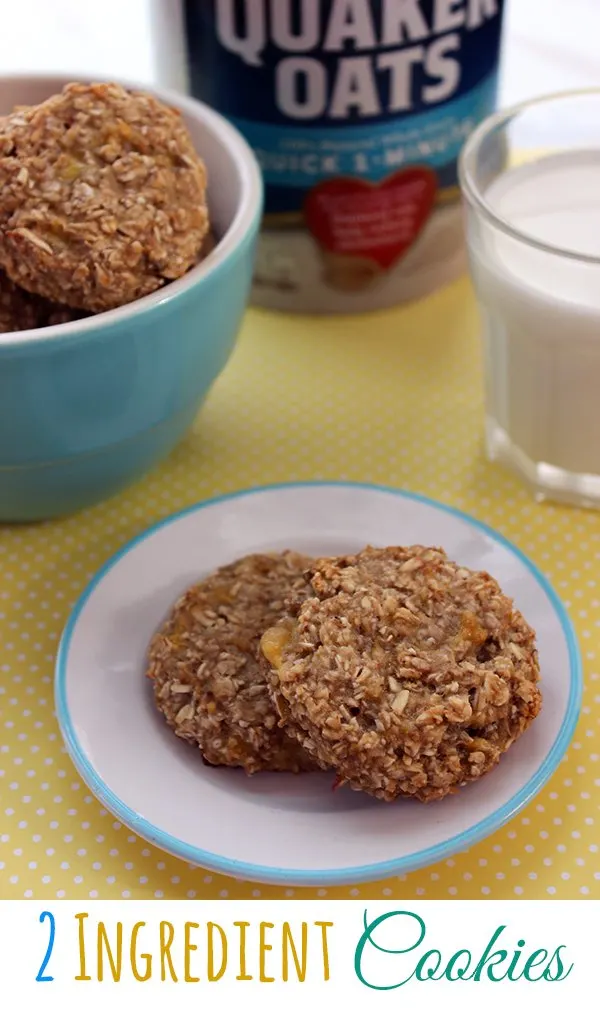 Make these delicious cookies with only 2 ingredients!