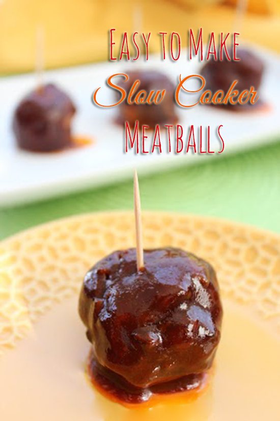 Easy Slow Cooker Meatballs Recipe