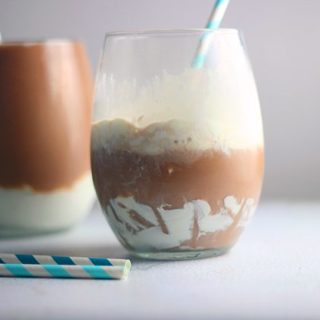 ready to drink chocolate milk with marshmallow and whipped topping