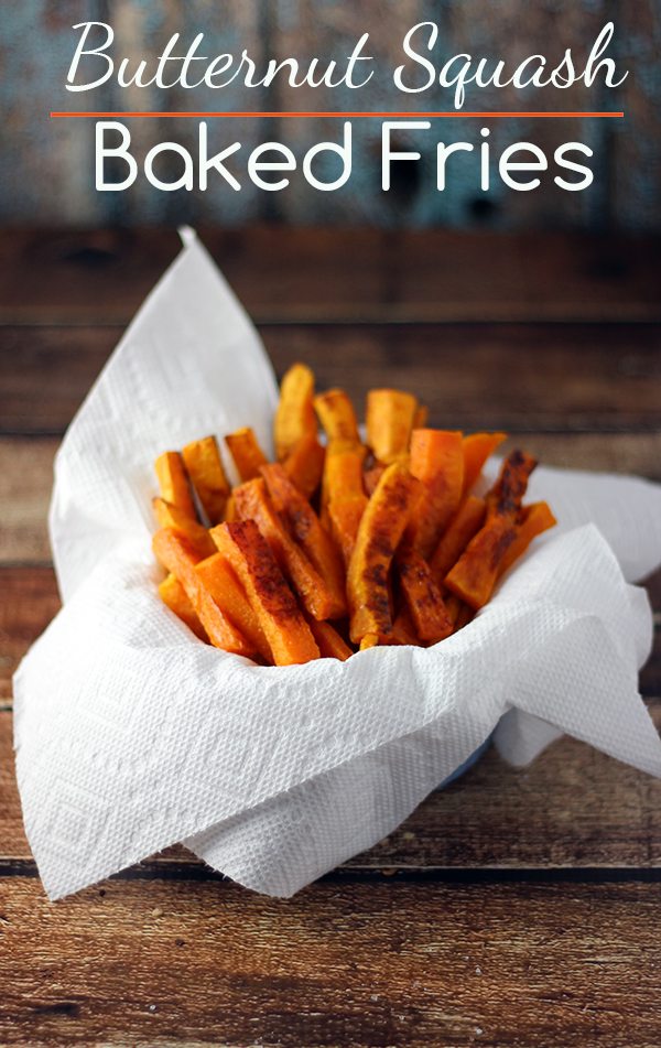 Baked Butternut Squash Fries Recipe