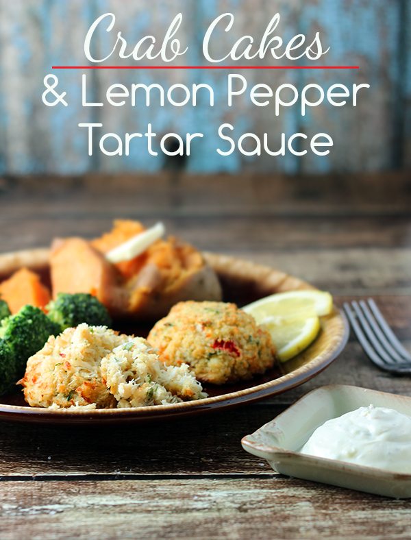 Crab Cakes with Lemon Pepper Tartar Sauce Recipe