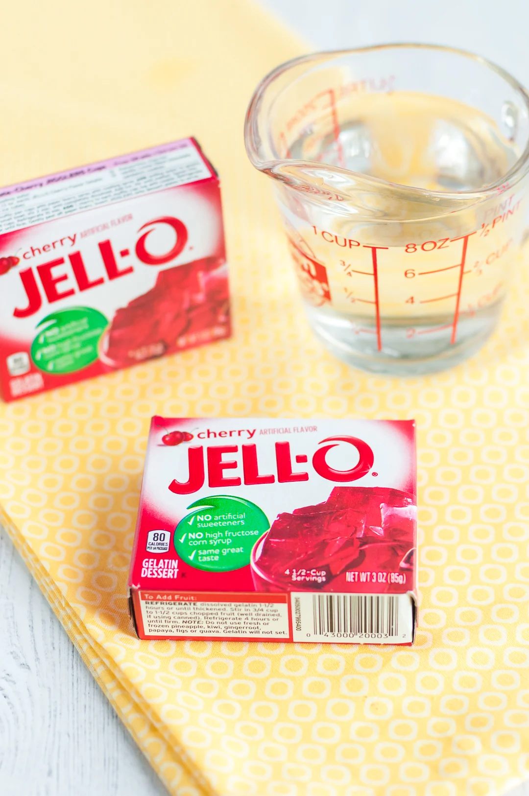 Cherry Jello Boxes
