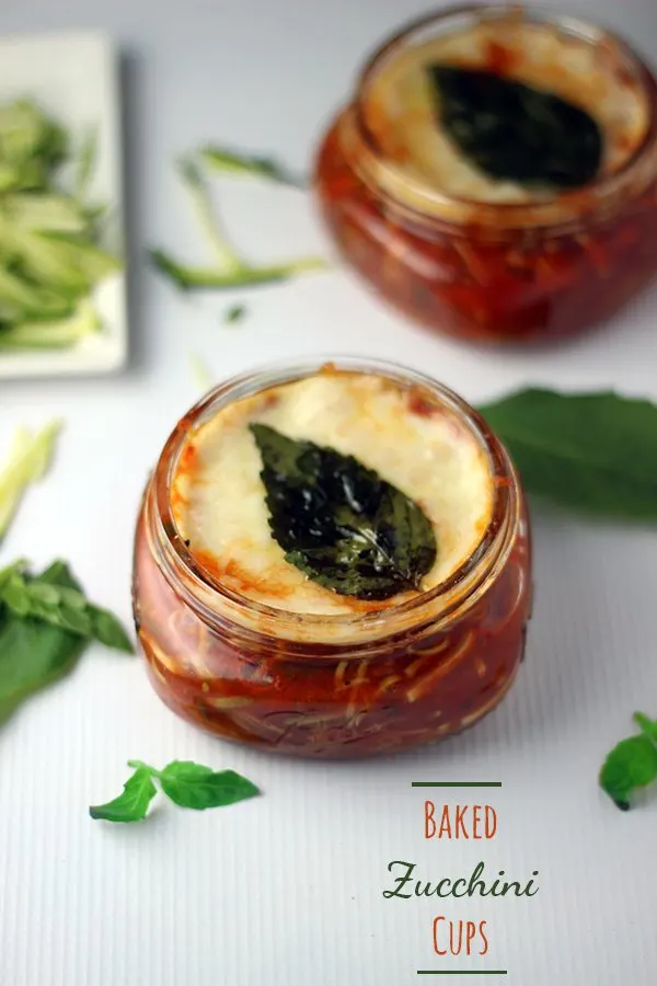 Simple Baked Zucchini Cups #NewTraDish #sp