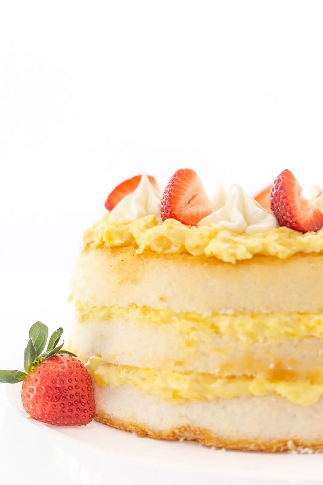 Layered Angel Food Cake