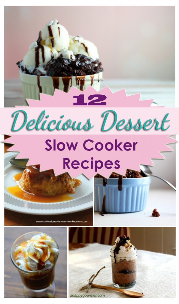 15 amazing dessert recipes that you can make in your slow cooker #recipes