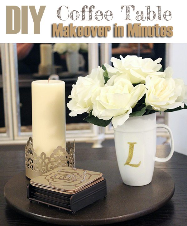 DIY Coffee Table Makeover In Minutes | Cutefetti