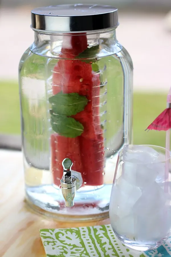 Most refreshing beverage of summer: Watermelon & Mint Infused Water