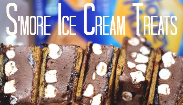 celebrate national s’mores day with s’more ice cream treats #honeymaid