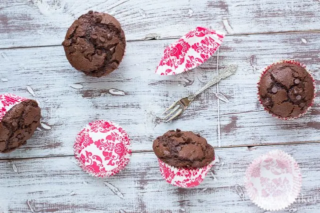 Double-Chocolate-Chip-Muffins-7