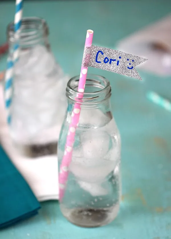 personalized straw labels