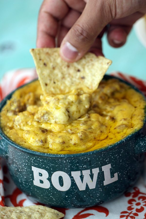 Slow Cooker Ranch Cheeseburger Dip