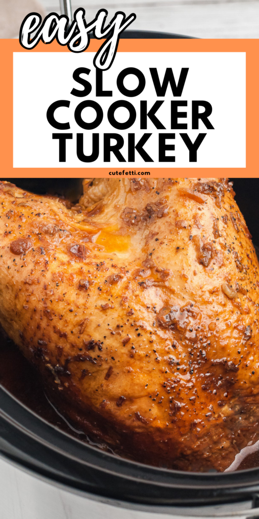 4 Ingredient Slow Cooker Whole Turkey | Cutefetti
