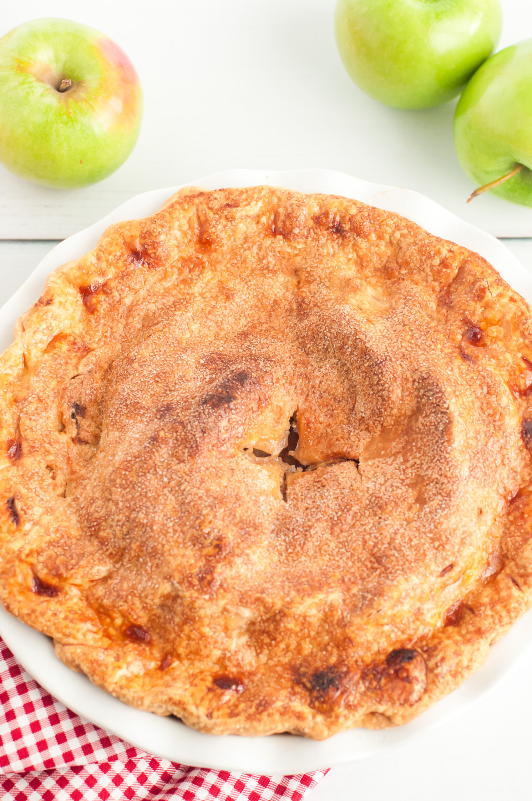 apple pie fresh from the oven