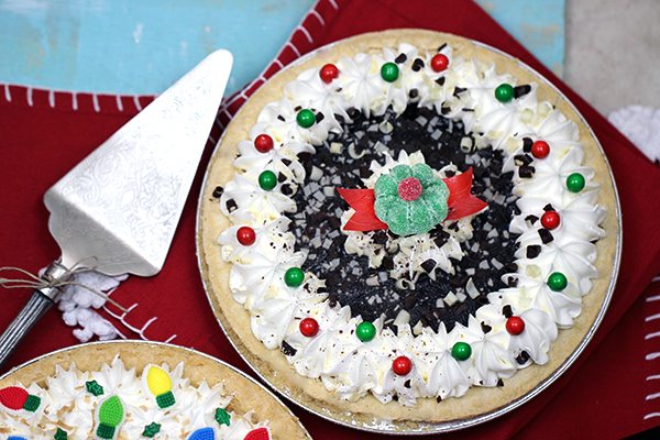 holiday pie wreath