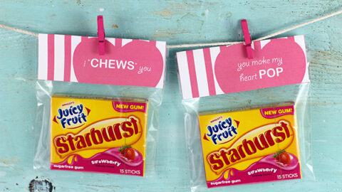 Free Valentine's Day Printables for Gifting Gum