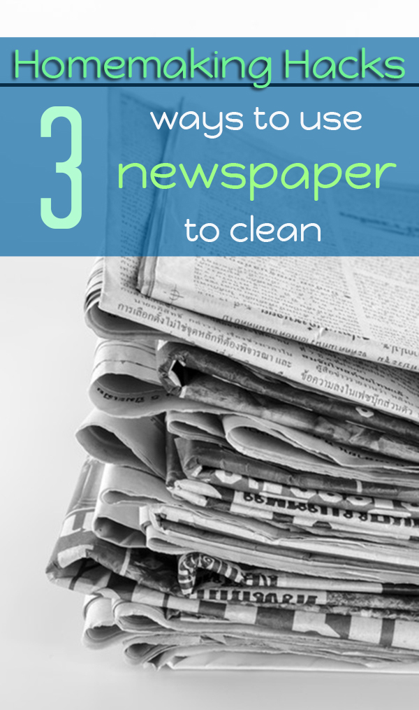 Homemaking Hacks 3 Ways To Use Newspaper To Clean Cutefetti
