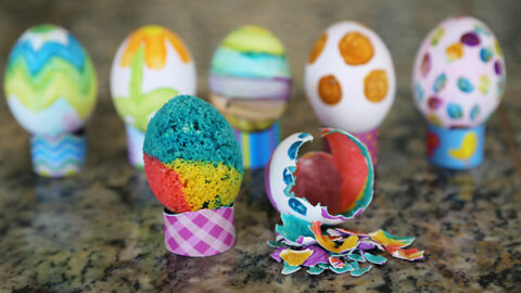 The Easy Way to Bake Cake in Egg Shells for Easter