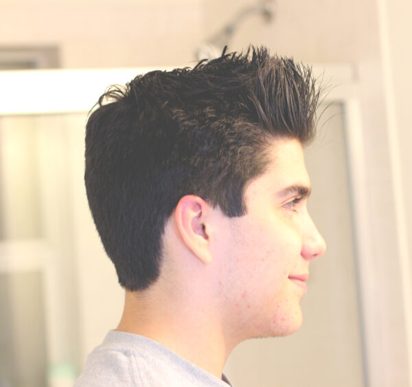 messy look for men