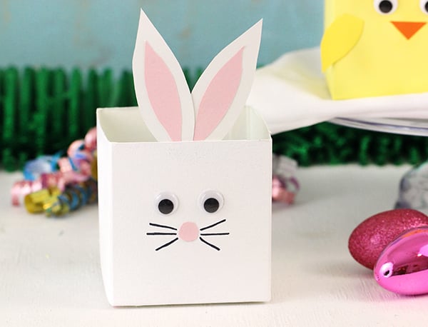 Upcycled Bunny & Chick Easter Baskets