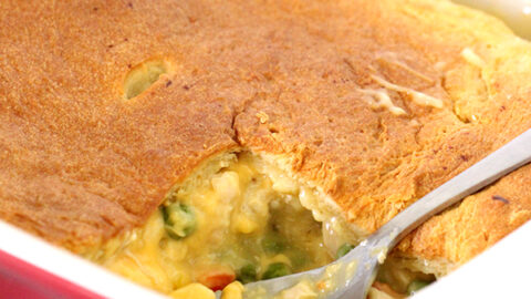 Make Cheesy Chicken Pot Pie with Only 5 Ingredients