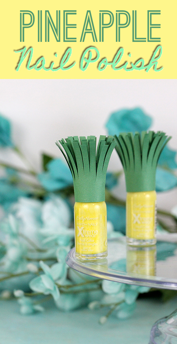 pineapple nailpolish