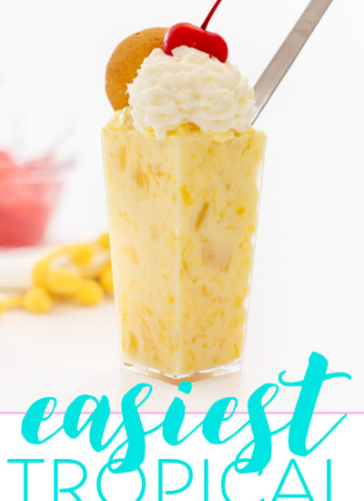 Easiest Tropical Dessert with only 3 ingredients. Pineapple and coconut = yum!