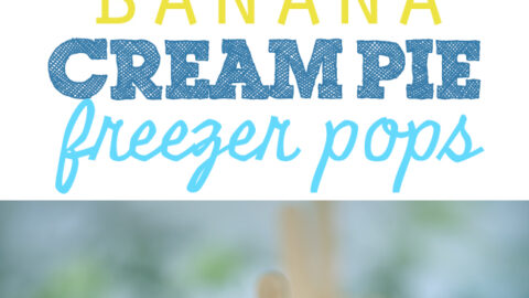 Tasty and Simple Banana Cream Pie Freezer Pops