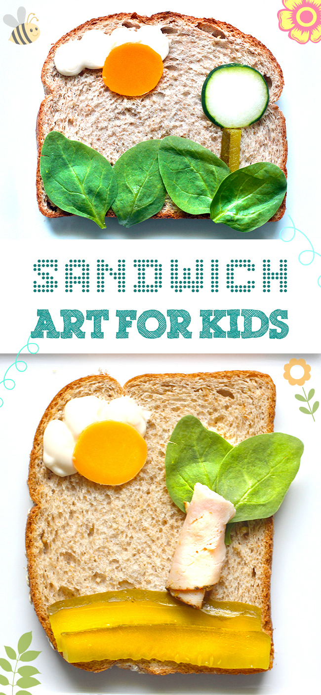 Are the kids bored already? Have more fun for lunch with DIY Sandwich art. Cute ideas to get you started!
