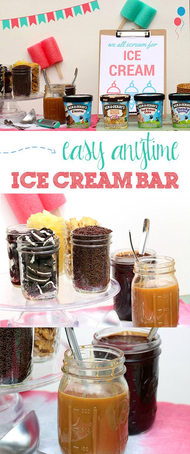 Easy Anytime Ice Cream Bar