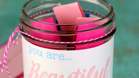 Beauty Notes DIY Jar Gift