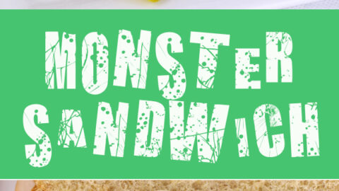 Scary Fun Lunch Idea: Monster Sandwich