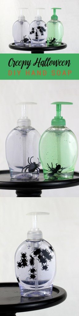 LOVE. Creepy Hand Soap for Halloween. Can't believe how easy this is to make. Great DIY gift or decor!