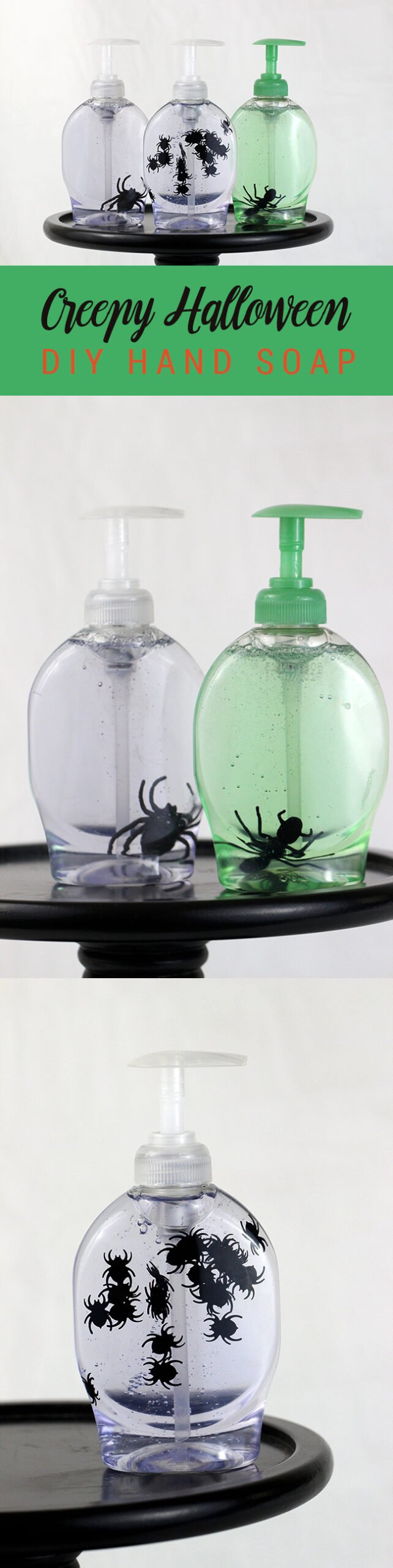 LOVE. Creepy Hand Soap for Halloween. Can't believe how easy this is to make. Great DIY gift or decor!