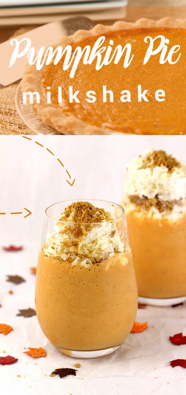 YES. Only 5 Ingredients. Come to mama! Pumpkin Pie Milkshake.