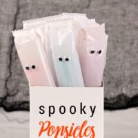 Adorbs! Just stick googly eyes on Popsicle sticks for a frightful treat.
